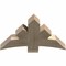Ekena Millwork Davenport Rough Sawn Timber Gable Bracket, Douglas Fir, 36"W x 23"H x 4"D x 6"F, 15/12 Pitch GBW036X23X0406DAV00RDF - alternate 3